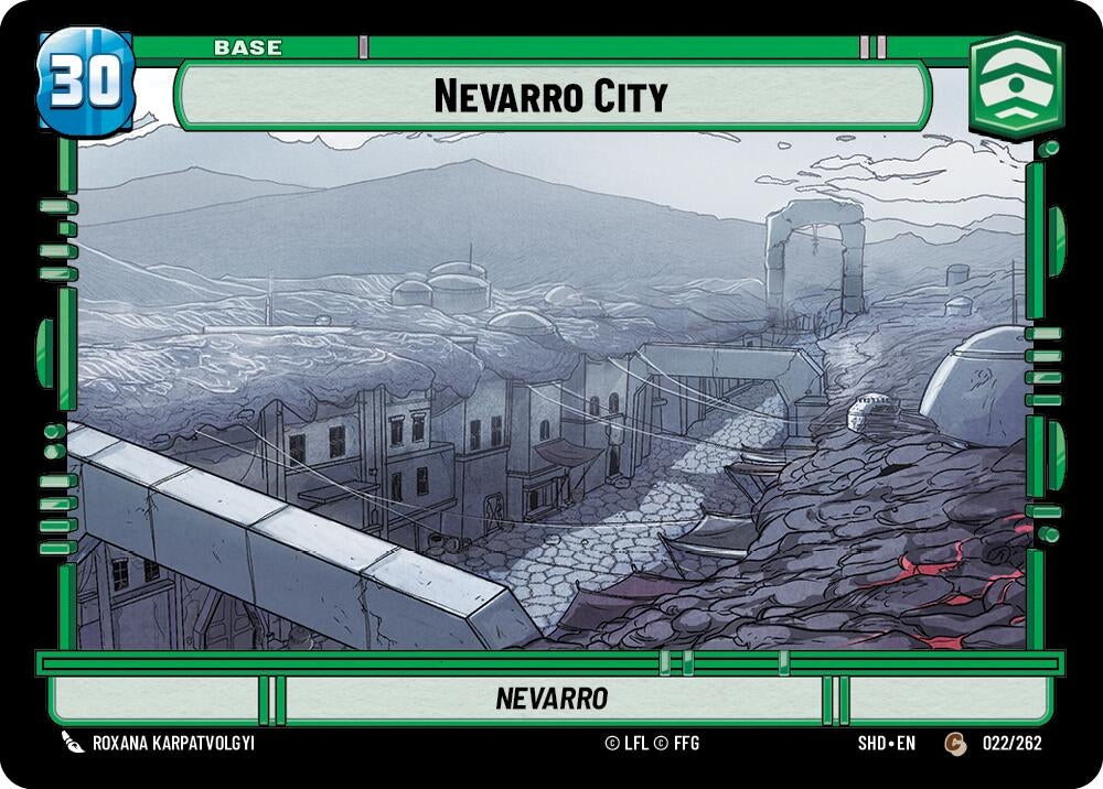 Image for Nevarro City // Shield (Shadows of the Galaxy) (022 // T02) - Star Wars: Unlimited