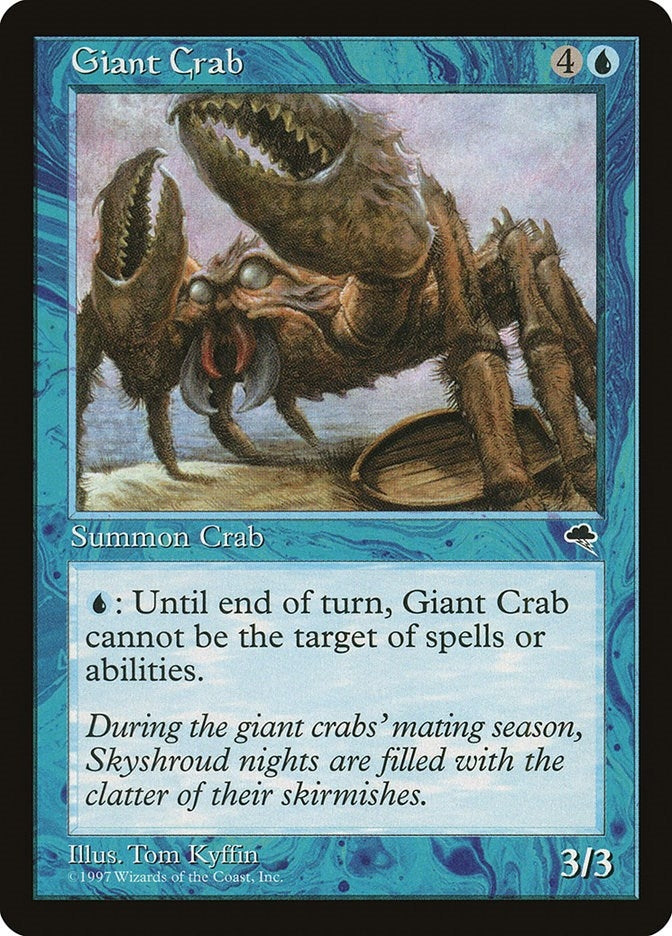 Image for Giant Crab (Tempest) (66) - Magic: The Gathering