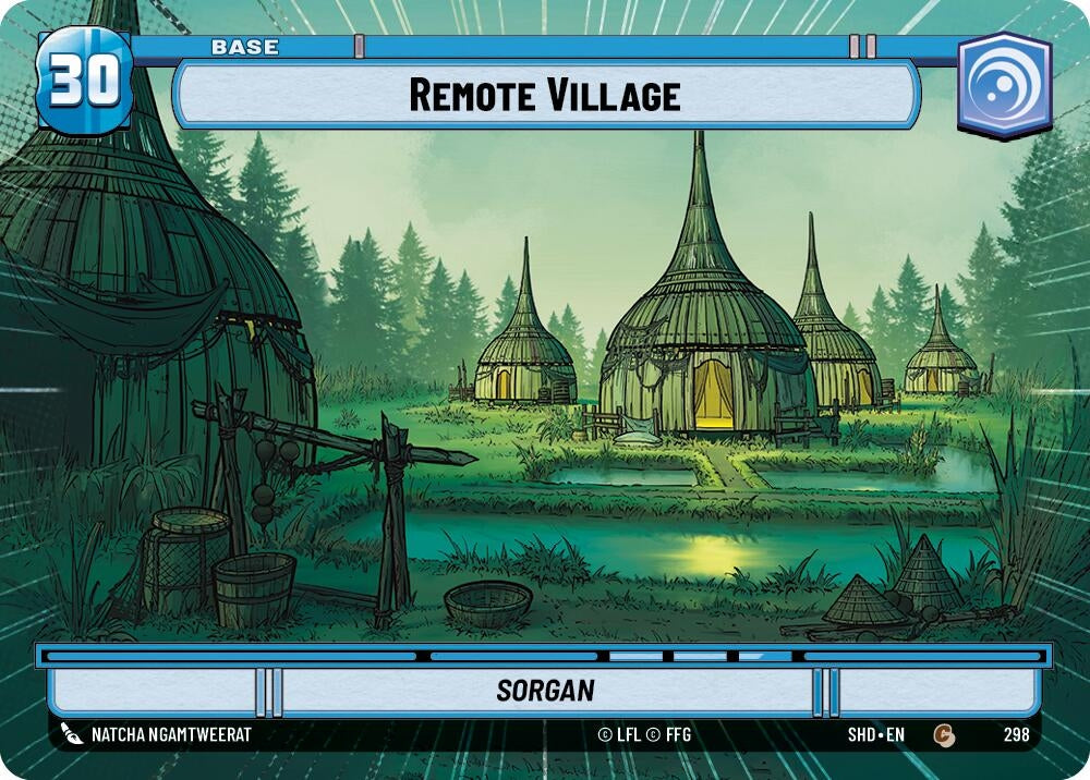 Image for Remote Village // Shield (Hyperspace) (Shadows of the Galaxy) (298 // T04) - Star Wars: Unlimited