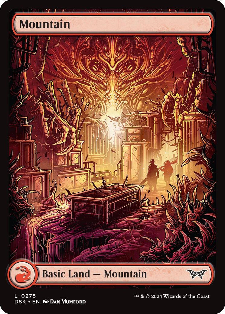 Image for Mountain (0275) - Full Art (Duskmourn: House of Horror) (275) - Magic: The Gathering
