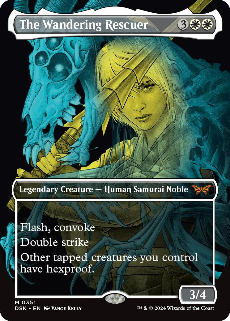 Image for The Wandering Rescuer (Showcase) (Duskmourn: House of Horror) (351) - Magic: The Gathering