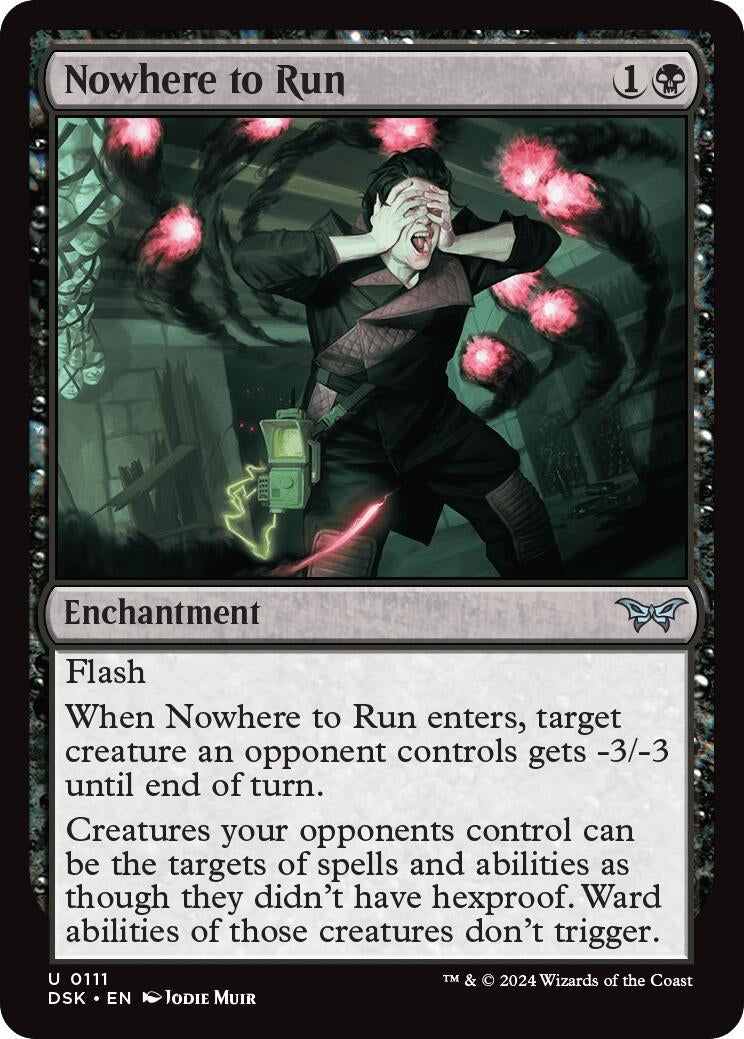 Image for Nowhere to Run (Duskmourn: House of Horror) (111) - Magic: The Gathering
