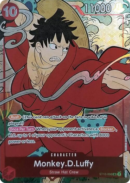 Image for Monkey.D.Luffy (English Version 1st Anniversary Set) (One Piece Promotion Cards) (ST10-006) - One Piece Card Game