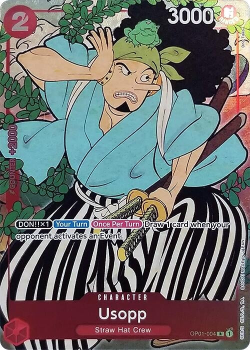 Image for Usopp (English Version 1st Anniversary Set) (One Piece Promotion Cards) (OP01-004) - One Piece Card Game