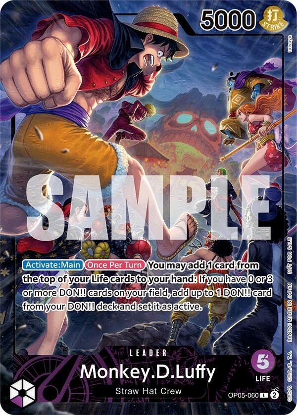 Image for Monkey.D.Luffy (PSA Magazine) (One Piece Promotion Cards) (OP05-060) - One Piece Card Game