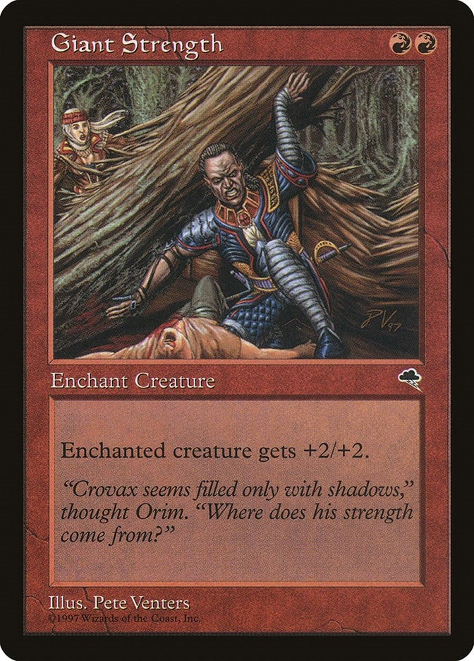 Image for Giant Strength (Tempest) (178) - Magic: The Gathering
