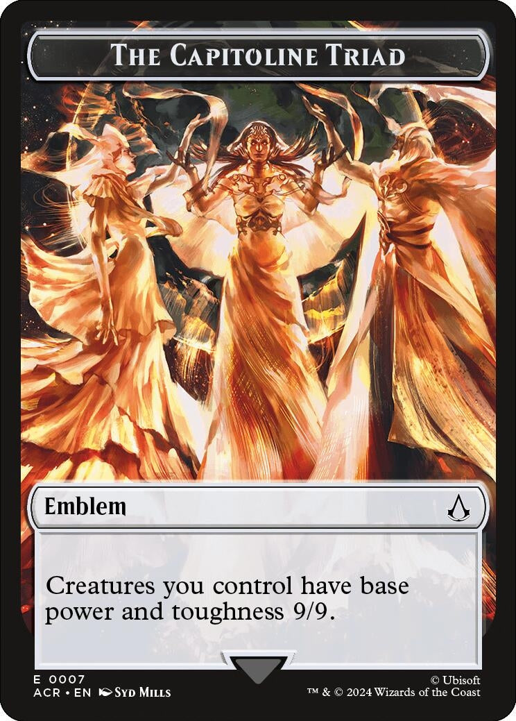 Image for Emblem - The Capitoline Triad (Universes Beyond: Assassin's Creed) (7) - Magic: The Gathering