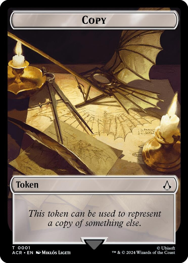 Image for Copy Token (Universes Beyond: Assassin's Creed) (1) - Magic: The Gathering
