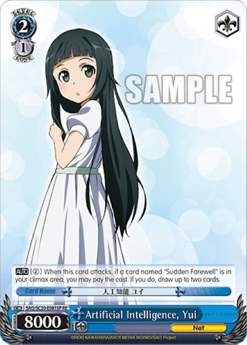 Image for Artificial Intelligence, Yui (SP) (Sword Art Online Chronicle Set) (SAO/S20-E081SP RE) - Weiss Schwarz