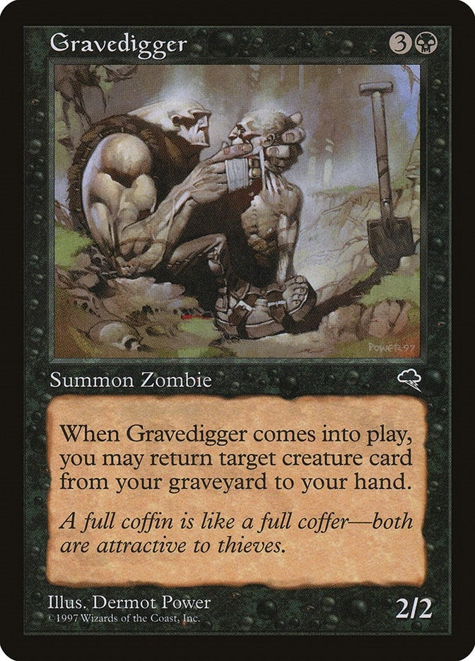 Image for Gravedigger (Tempest) (137) - Magic: The Gathering