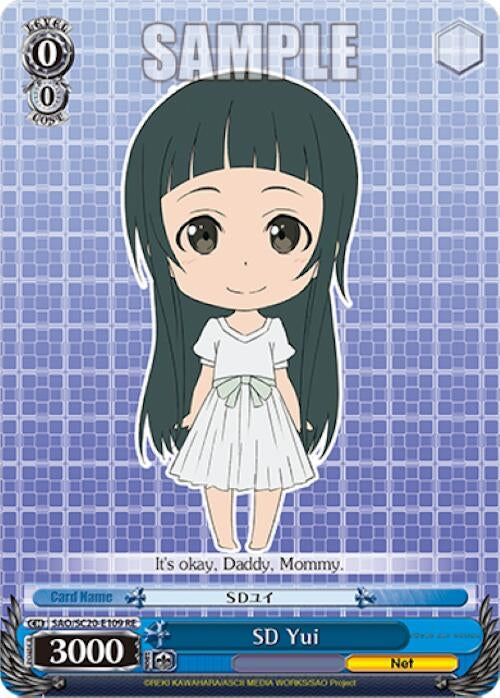 Image for SD Yui (Sword Art Online Chronicle Set) (SAO/SC20-E109 RE) - Weiss Schwarz