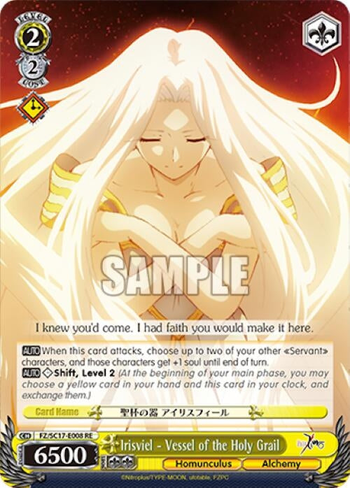 Image for Irisviel - Vessel of the Holy Grail (Fate/Zero Chronicle Set) (FZ/SC17-E008 RE) - Weiss Schwarz