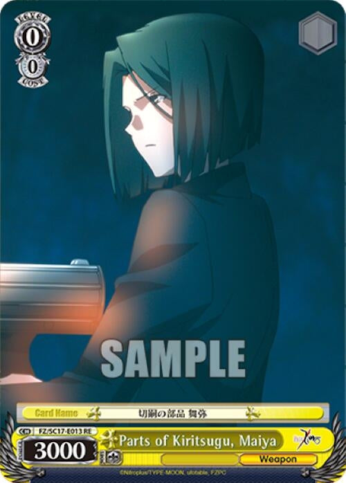 Image for Parts of Kiritsugu, Maiya (Fate/Zero Chronicle Set) (FZ/SC17-E013 RE) - Weiss Schwarz