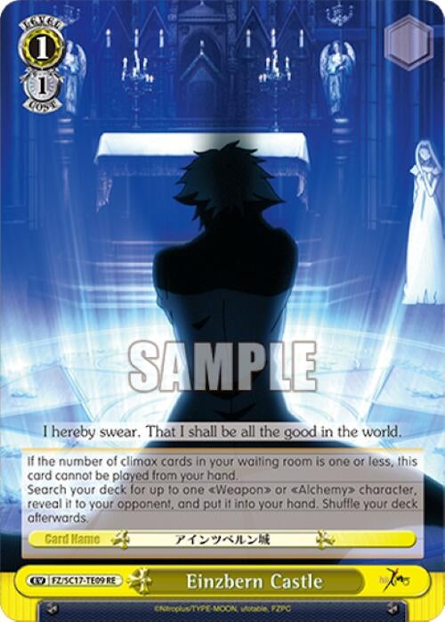 Image for Einzbern Castle (TD) (Fate/Zero Chronicle Set) (FZ/SC17-TE09 RE) - Weiss Schwarz