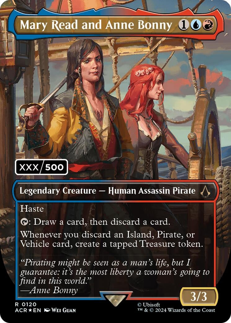 Image for Mary Read and Anne Bonny (English) (Serial Numbered) (Universes Beyond: Assassin's Creed) (120) - Magic: The Gathering