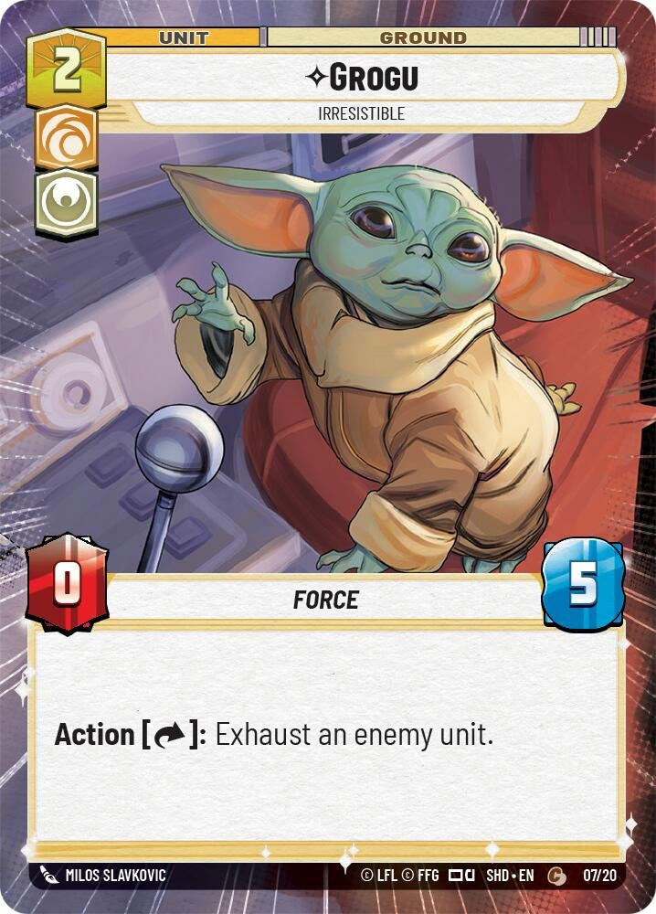 Image for Grogu - Irresistible (Hyperspace) (Shadows of the Galaxy: Weekly Play Promos) (07/20) - Star Wars: Unlimited