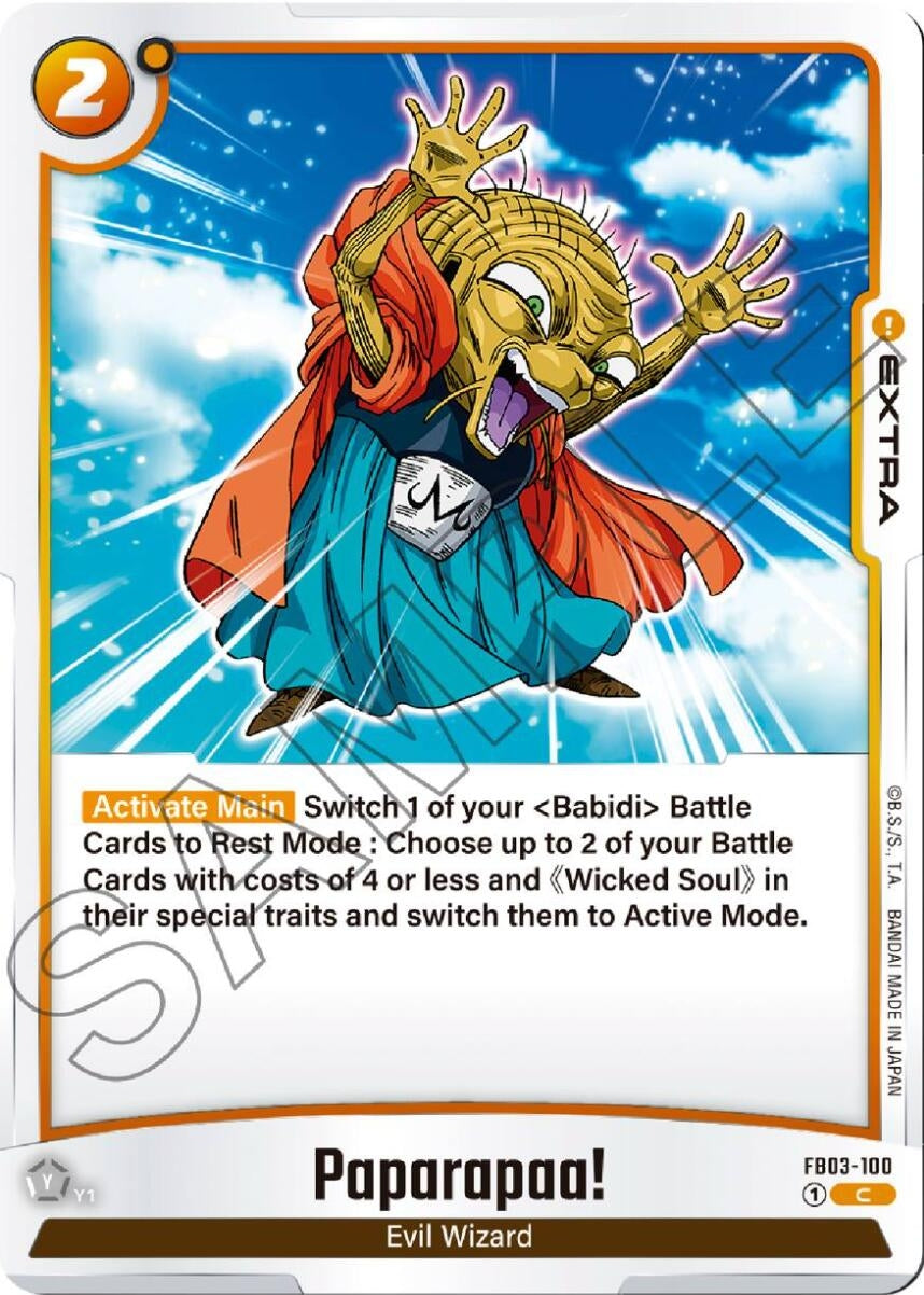 Image for Paparapaa! (Raging Roar) (FB03-100) - Dragon Ball Super: Fusion World