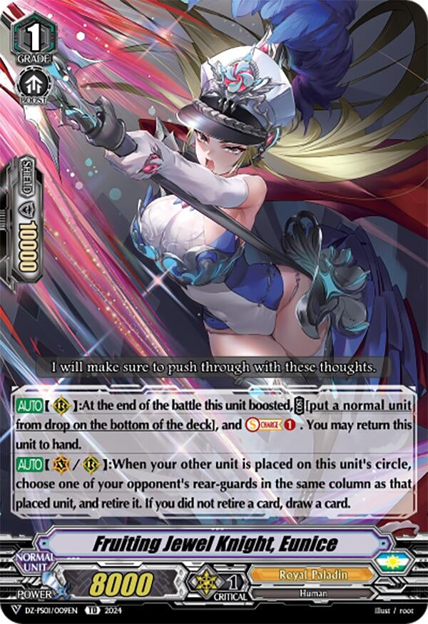Image for Fruiting Jewel Knight, Eunice (DZ-PS01: Premium Deckset “Jewel Knight”) (DZ-PS01/009EN) - Cardfight Vanguard