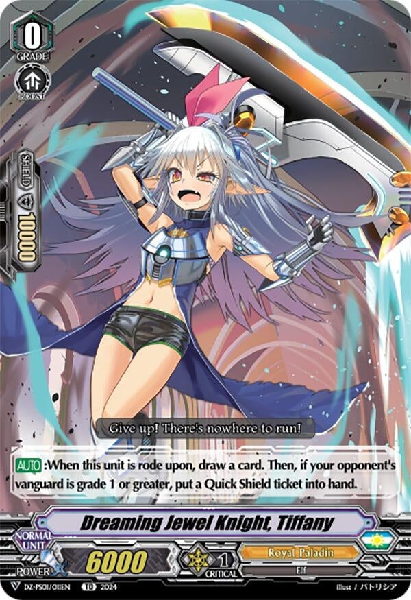 Image for Dreaming Jewel Knight, Tiffany (DZ-PS01: Premium Deckset “Jewel Knight”) (DZ-PS01/011EN) - Cardfight Vanguard