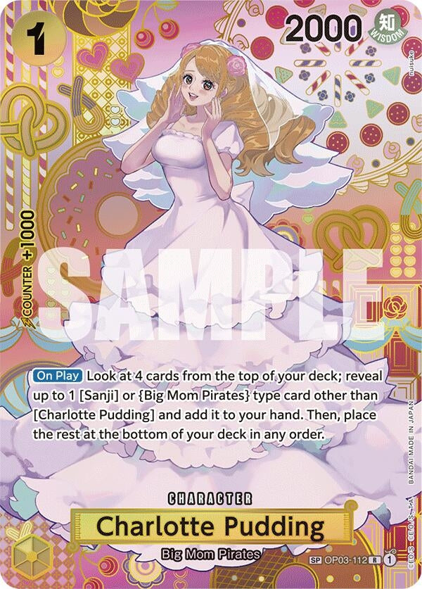 Image for Charlotte Pudding (SP) (Two Legends) (OP03-112) - One Piece Card Game