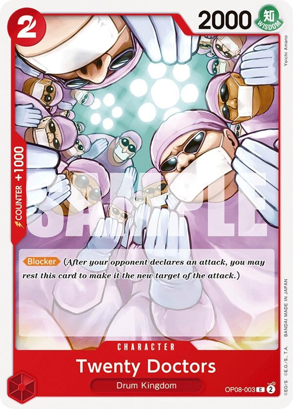 Image for Twenty Doctors (Two Legends) (OP08-003) - One Piece Card Game