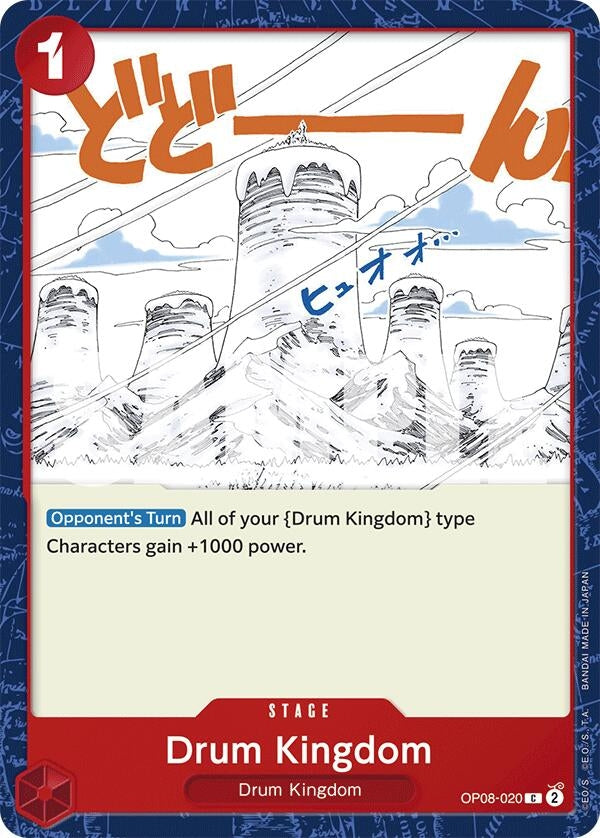 Image for Drum Kingdom (Two Legends) (OP08-020) - One Piece Card Game