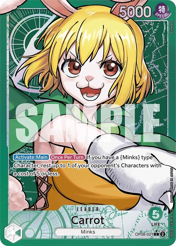 Image for Carrot (021) (Parallel) (Two Legends) (OP08-021) - One Piece Card Game