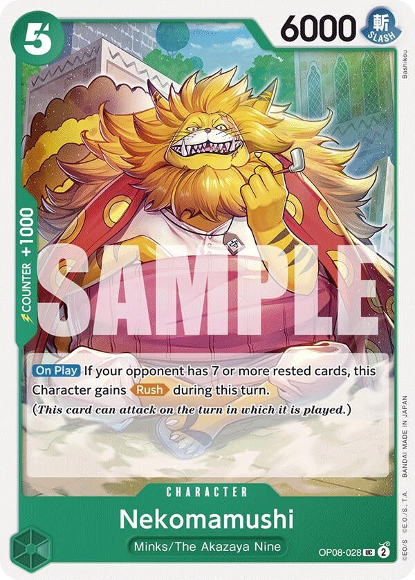 Image for Nekomamushi (Two Legends) (OP08-028) - One Piece Card Game
