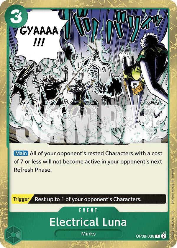 Image for Electrical Luna (Two Legends) (OP08-036) - One Piece Card Game