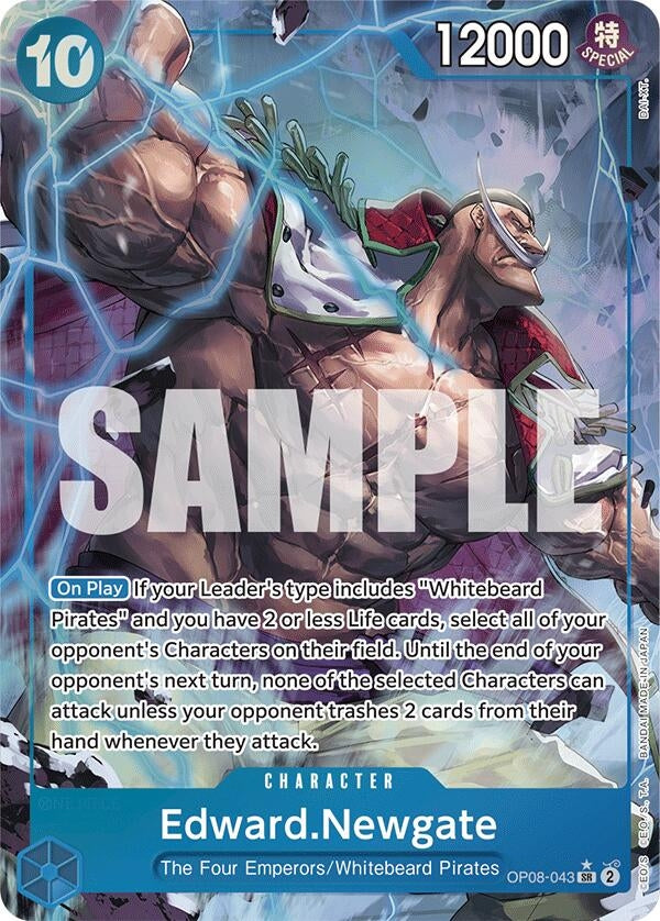 Image for Edward.Newgate (Parallel) (Two Legends) (OP08-043) - One Piece Card Game