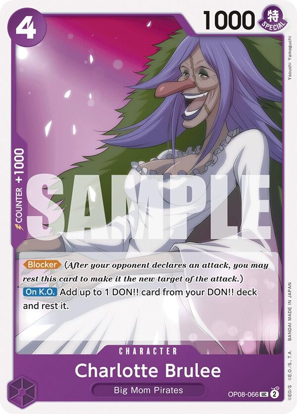 Image for Charlotte Brulee (Two Legends) (OP08-066) - One Piece Card Game