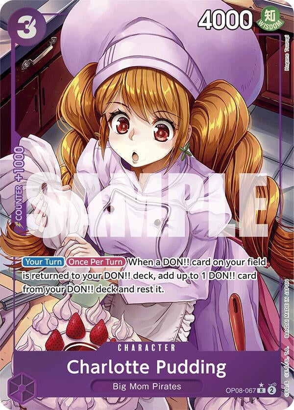 Image for Charlotte Pudding (067) (Parallel) (Two Legends) (OP08-067) - One Piece Card Game