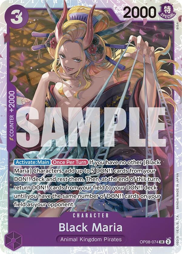 Image for Black Maria (Two Legends) (OP08-074) - One Piece Card Game