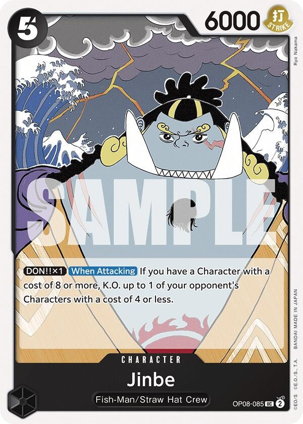 Image for Jinbe (Two Legends) (OP08-085) - One Piece Card Game