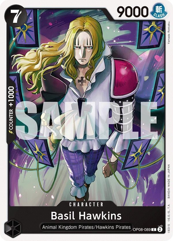 Image for Basil Hawkins (Two Legends) (OP08-089) - One Piece Card Game