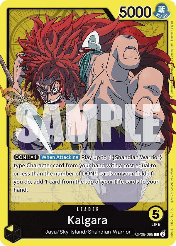 Image for Kalgara (098) (Two Legends) (OP08-098) - One Piece Card Game