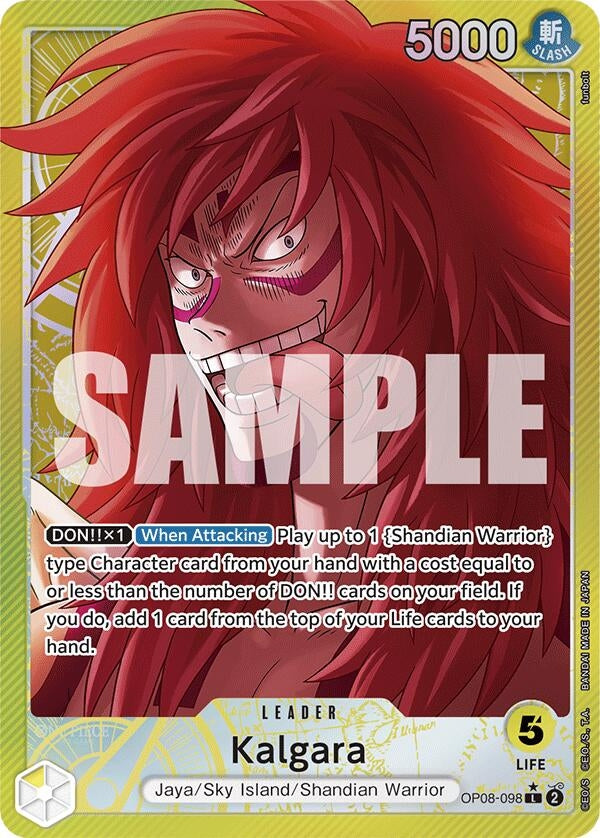 Image for Kalgara (098) (Parallel) (Two Legends) (OP08-098) - One Piece Card Game