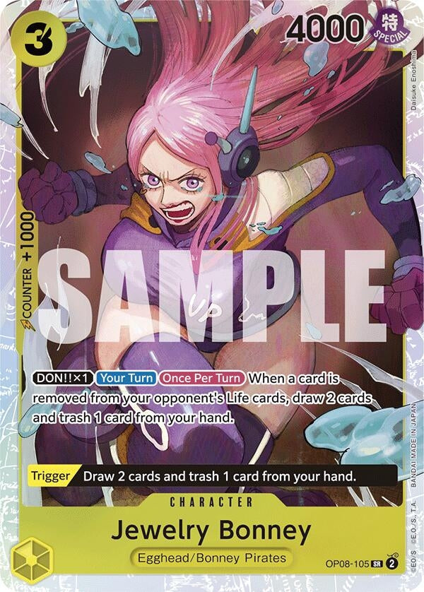Image for Jewelry Bonney (Two Legends) (OP08-105) - One Piece Card Game
