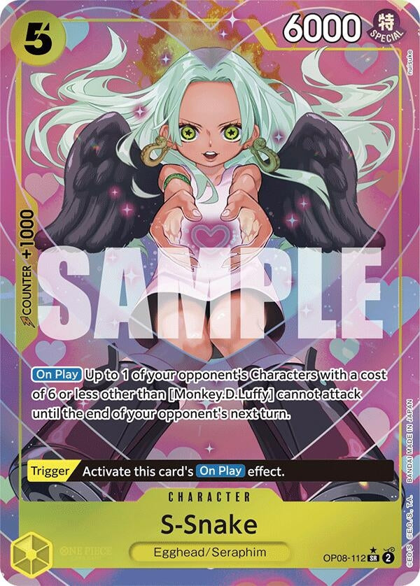 Image for S-Snake (Parallel) (Two Legends) (OP08-112) - One Piece Card Game