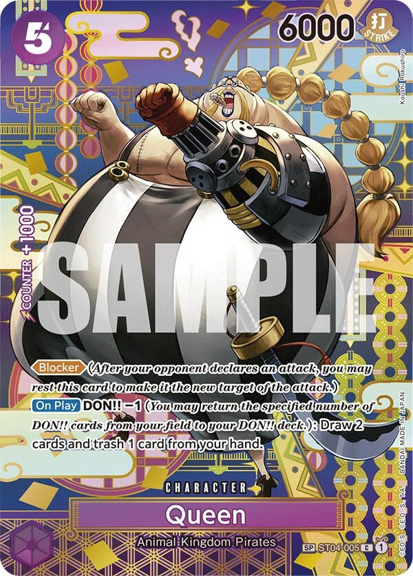 Image for Queen (SP) (Two Legends) (ST04-005) - One Piece Card Game