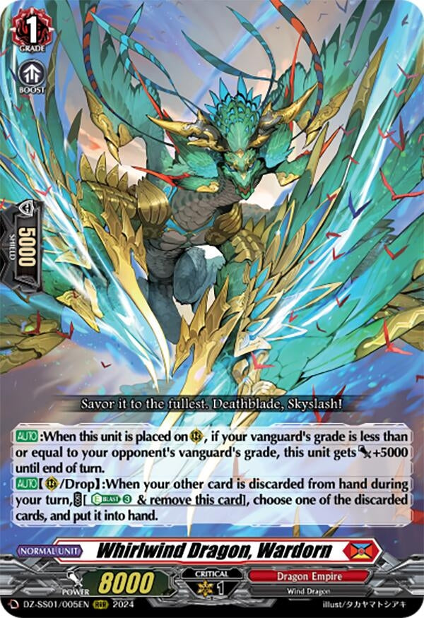 Image for Whirlwind Dragon, Wardorn (DZ-SS01: Festival Booster 2024) (DZ-SS01/005EN) - Cardfight Vanguard