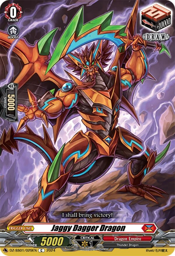 Image for Jaggy Dagger Dragon (DZ-SS01: Festival Booster 2024) (DZ-SS01/029EN) - Cardfight Vanguard