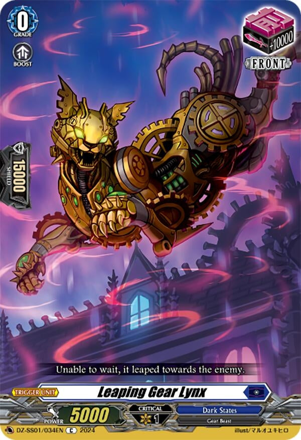 Image for Leaping Gear Lynx (DZ-SS01: Festival Booster 2024) (DZ-SS01/034EN) - Cardfight Vanguard