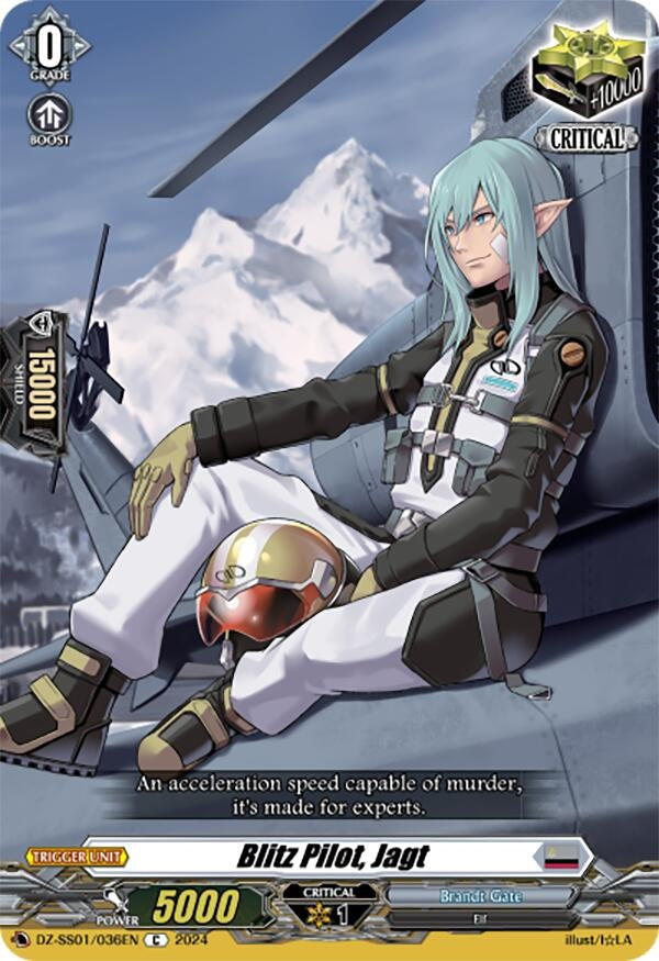 Image for Blitz Pilot, Jagt (DZ-SS01: Festival Booster 2024) (DZ-SS01/036EN) - Cardfight Vanguard