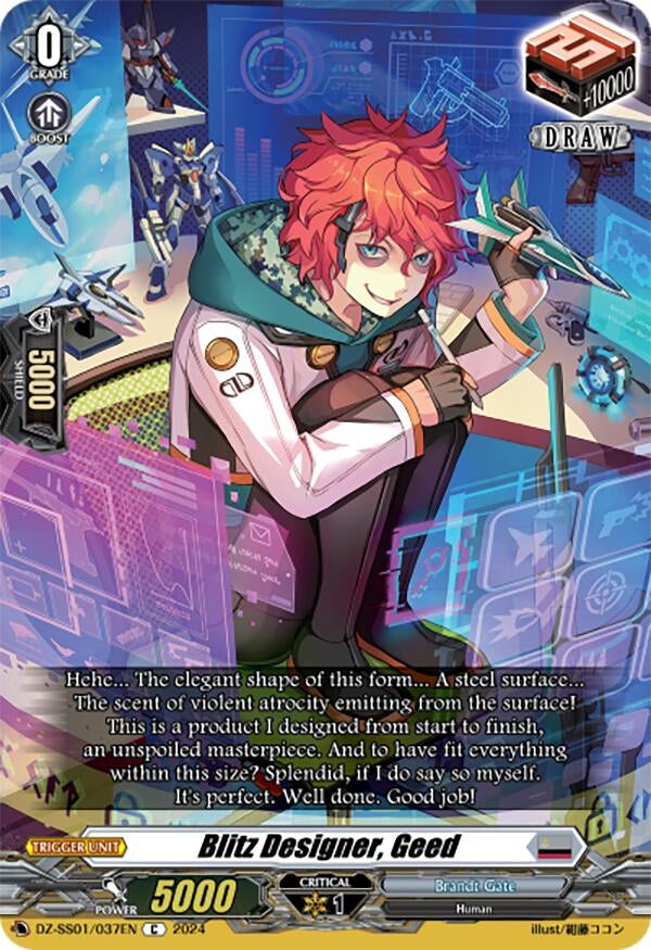 Image for Blitz Designer, Geed (DZ-SS01: Festival Booster 2024) (DZ-SS01/037EN) - Cardfight Vanguard