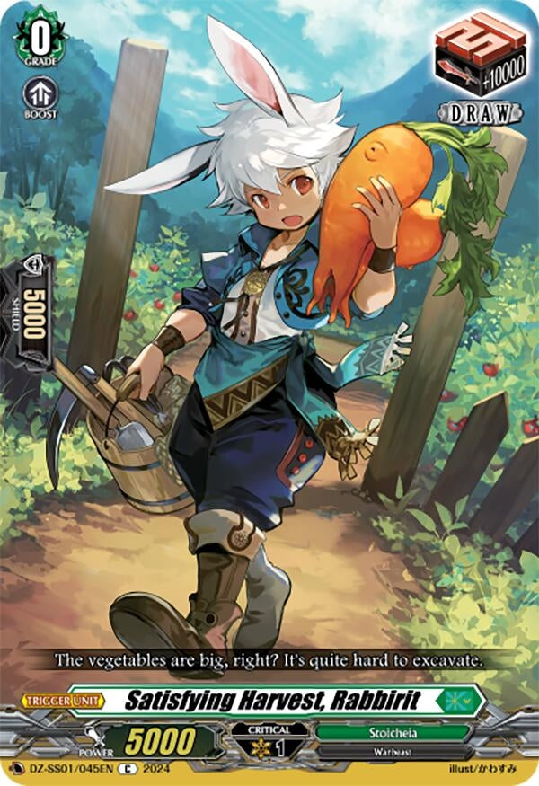 Image for Satisfying Harvest, Rabbirit (DZ-SS01: Festival Booster 2024) (DZ-SS01/045EN) - Cardfight Vanguard