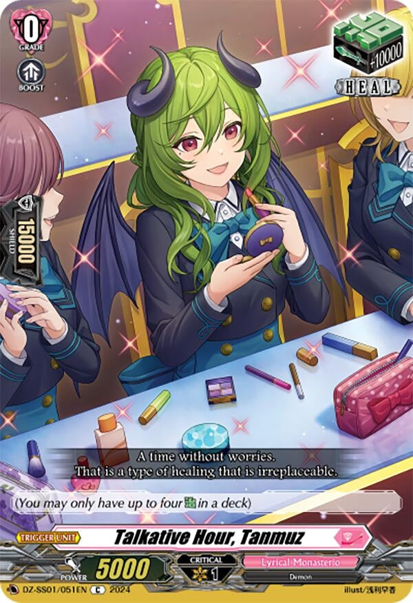 Image for Talkative Hour, Tanmuz (DZ-SS01: Festival Booster 2024) (DZ-SS01/051EN) - Cardfight Vanguard