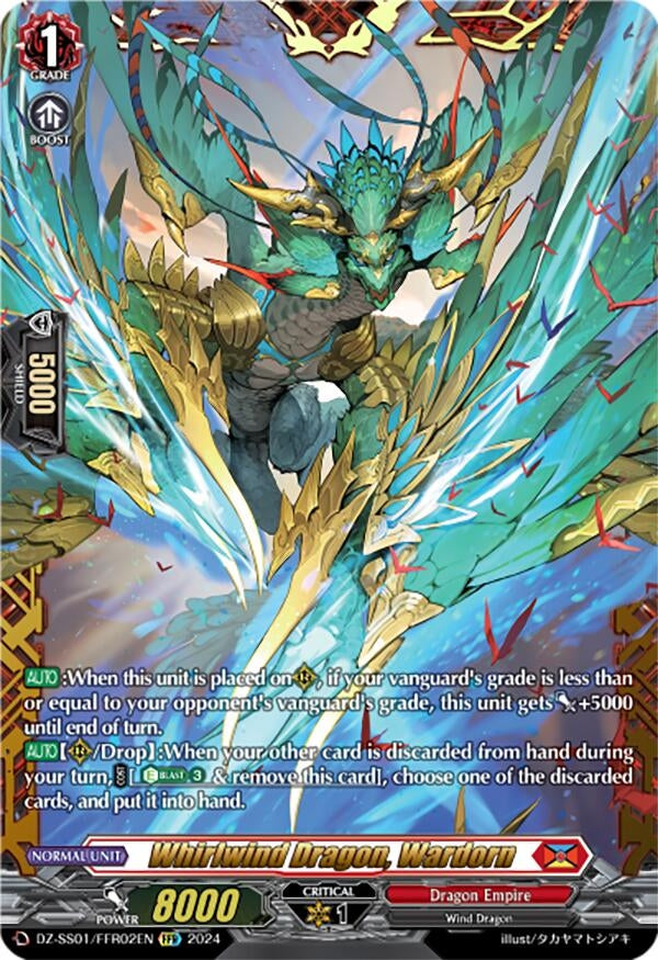Image for Whirlwind Dragon, Wardorn (FFR) (DZ-SS01: Festival Booster 2024) (DZ-SS01/FFR02EN) - Cardfight Vanguard