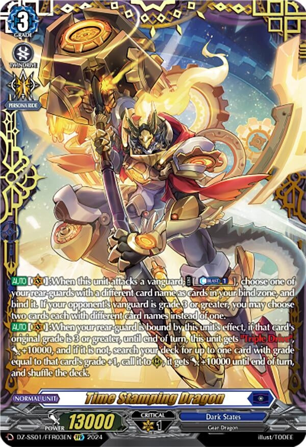 Image for Time Stamping Dragon (FFR) (DZ-SS01: Festival Booster 2024) (DZ-SS01/FFR03EN) - Cardfight Vanguard