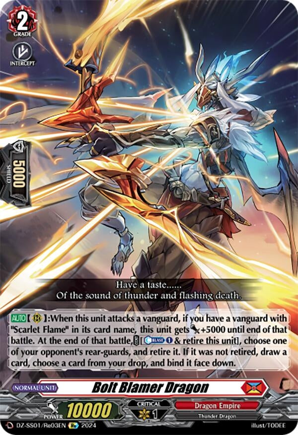 Image for Bolt Blamer Dragon (DZ-SS01: Festival Booster 2024) (DZ-SS01/Re03EN) - Cardfight Vanguard